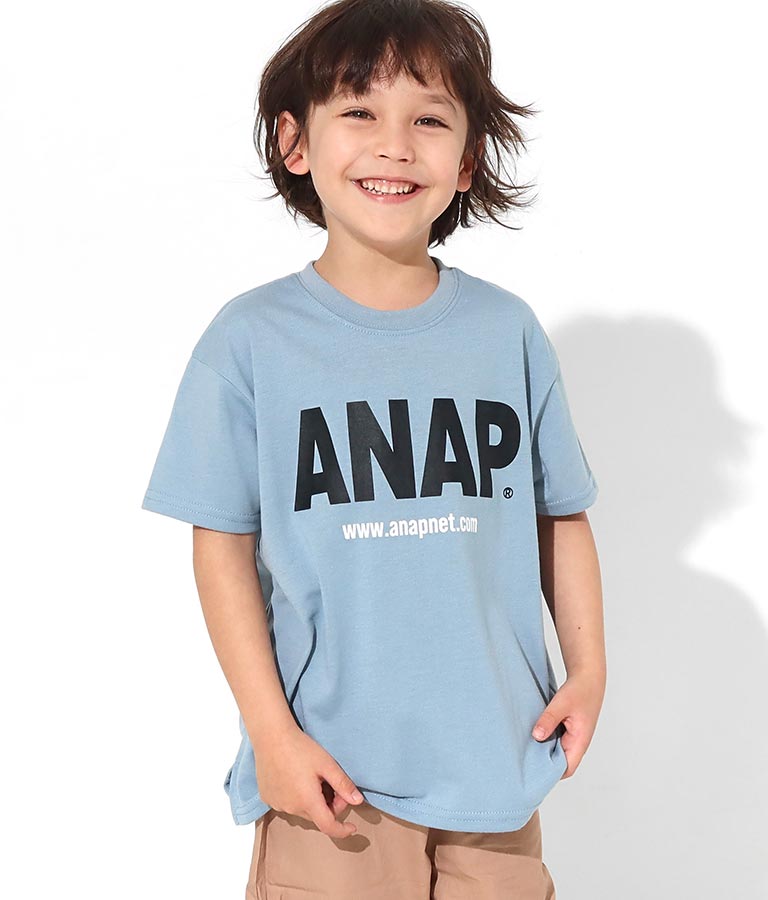 ANAPロゴプリントビッグTシャツ(トップス/Tシャツ) | ANAP KIDS