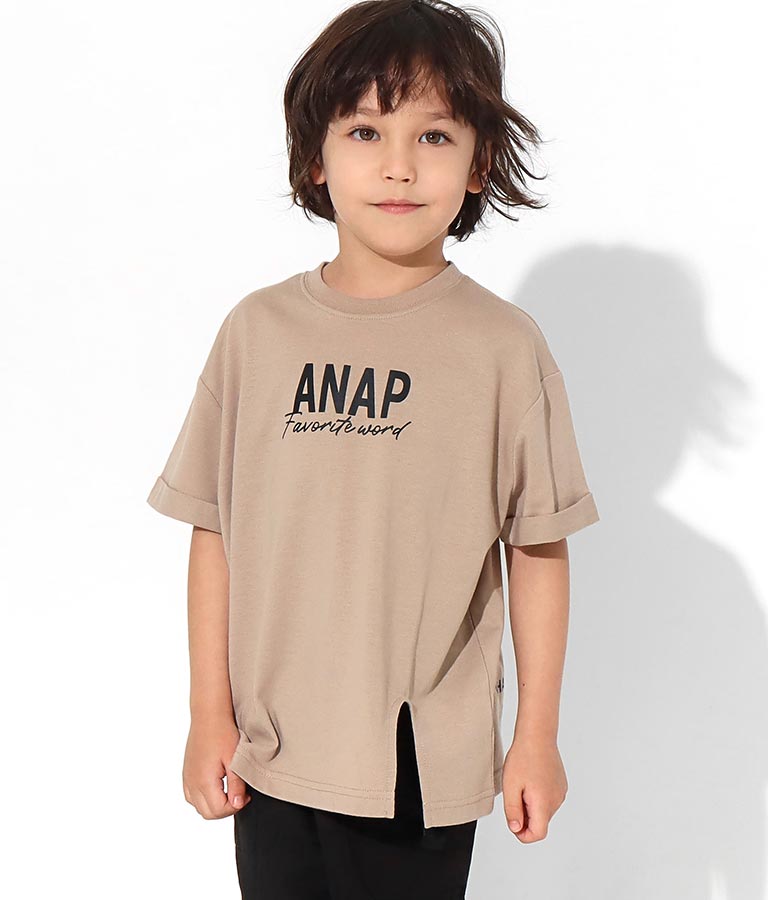 制菌加工スリット入りTシャツ(トップス/Tシャツ) | ANAP KIDS