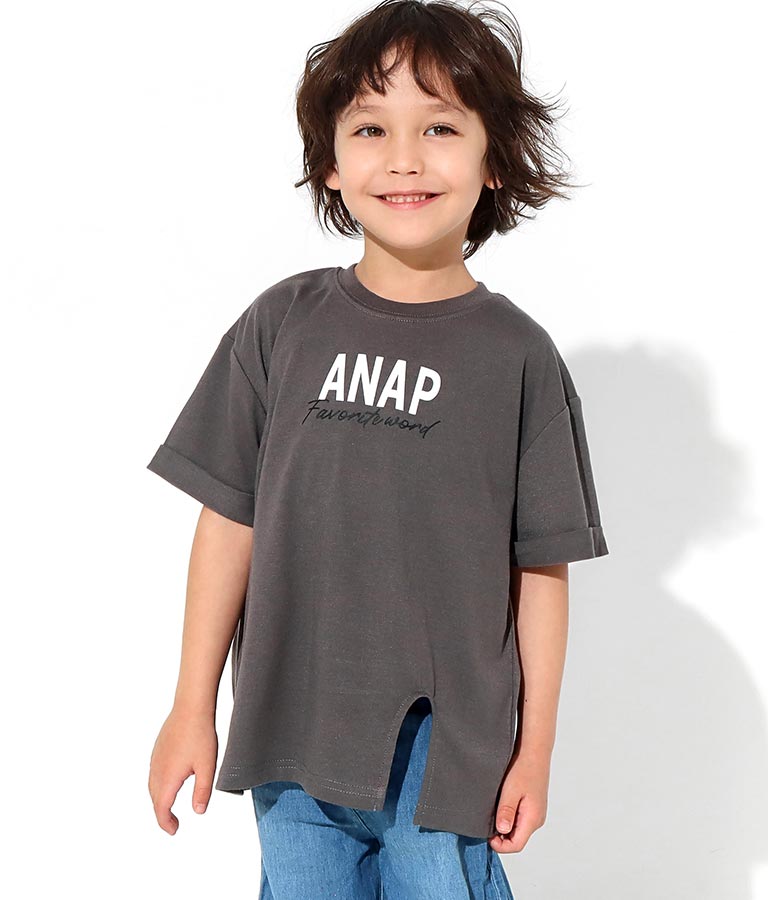 制菌加工スリット入りTシャツ(トップス/Tシャツ) | ANAP KIDS