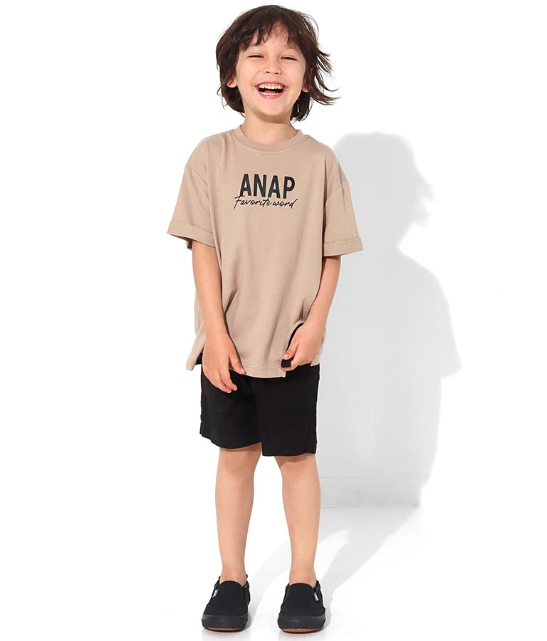 制菌加工スリット入りTシャツ(トップス/Tシャツ) | ANAP KIDS